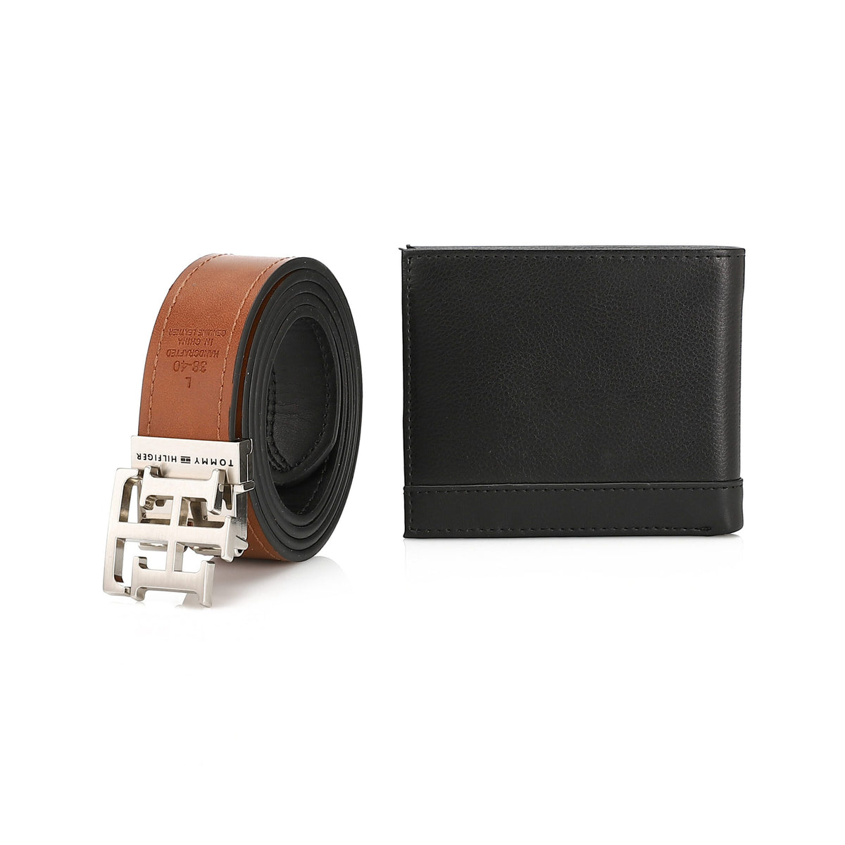 TOMMY HILFIGER set (Wallet & Belt)