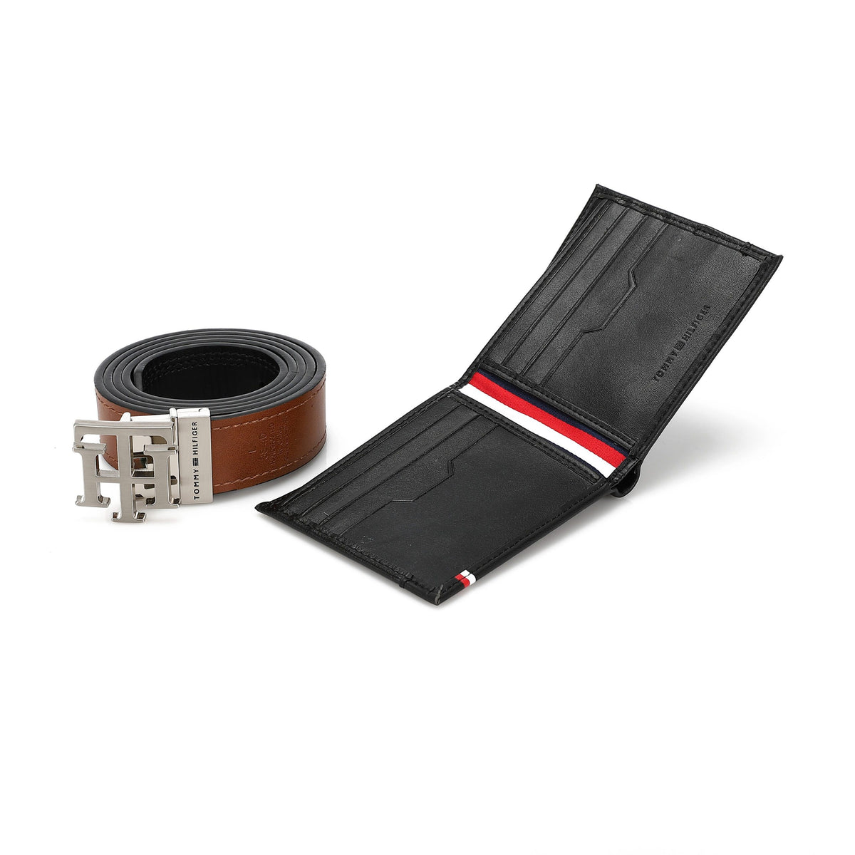 TOMMY HILFIGER set (Wallet & Belt)