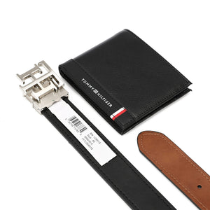 TOMMY HILFIGER set (Wallet & Belt)
