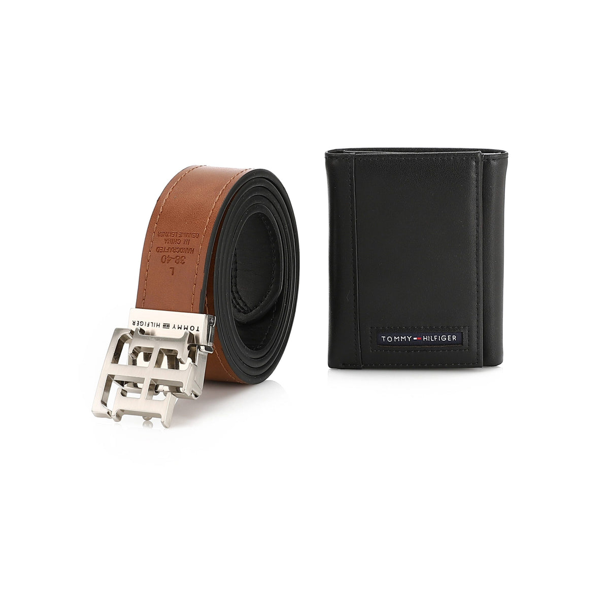 TOMMY HILFIGER set (Wallet & Belt)