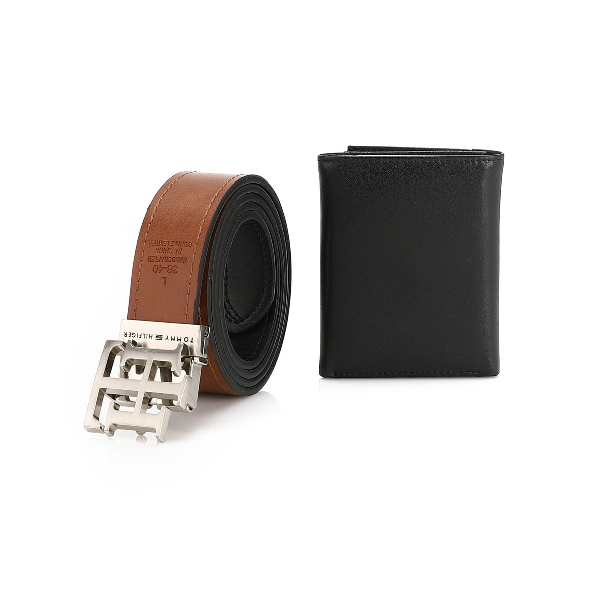 TOMMY HILFIGER set (Wallet & Belt)