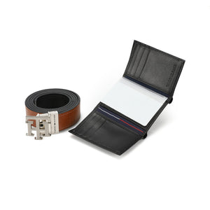 TOMMY HILFIGER set (Wallet & Belt)