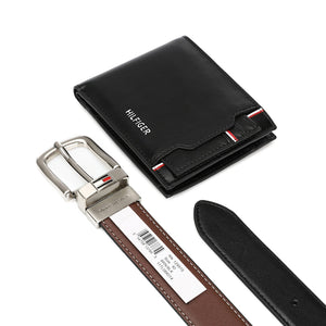 TOMMY HILFIGER set (Wallet & Belt)