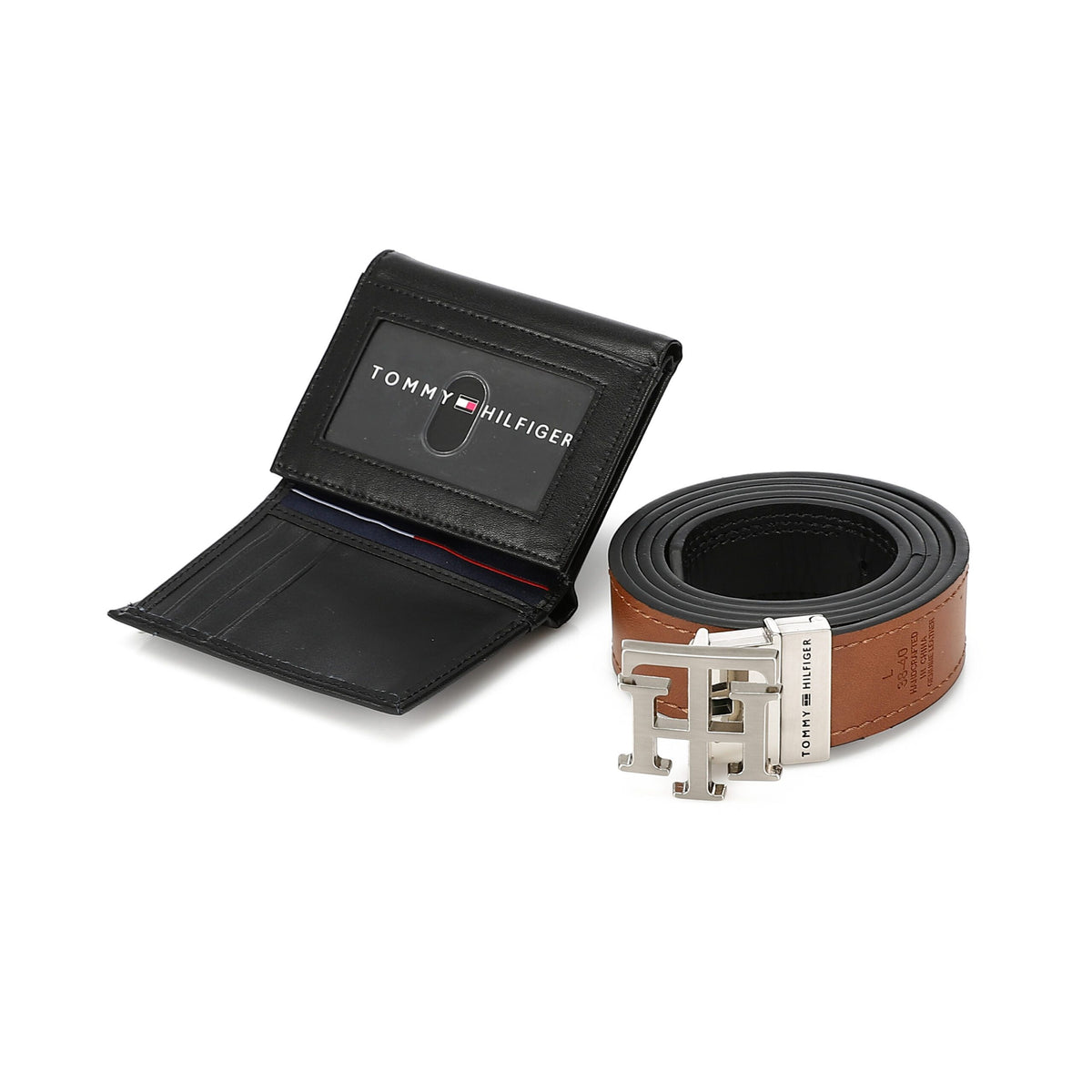 TOMMY HILFIGER set (Wallet & Belt)