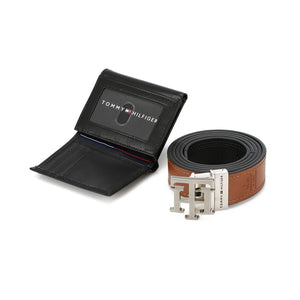 TOMMY HILFIGER set (Wallet & Belt)