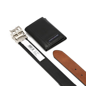 TOMMY HILFIGER set (Wallet & Belt)