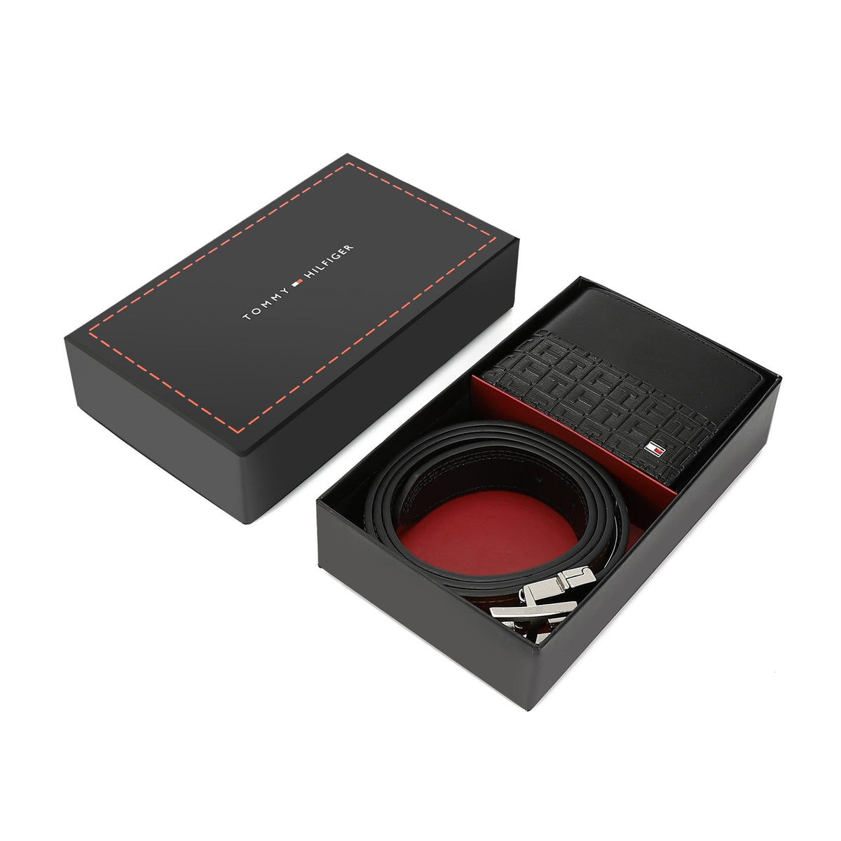 TOMMY HILFIGER set (Wallet & Belt)