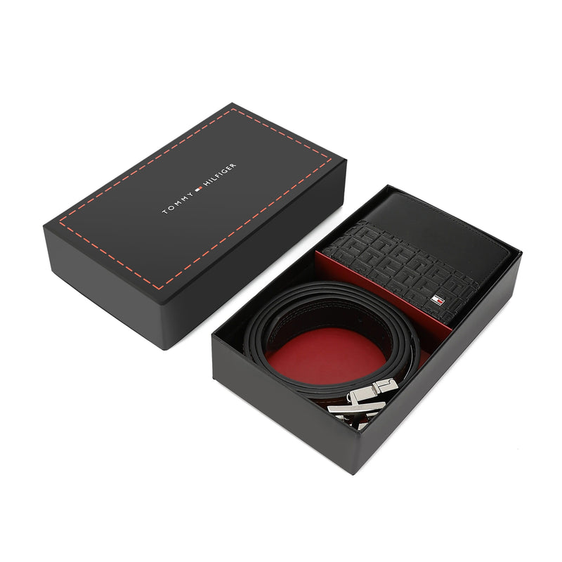 TOMMY HILFIGER set (Wallet & Belt)