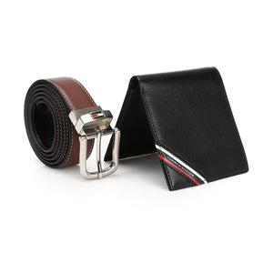 TOMMY HILFIGER set (Wallet & Belt)