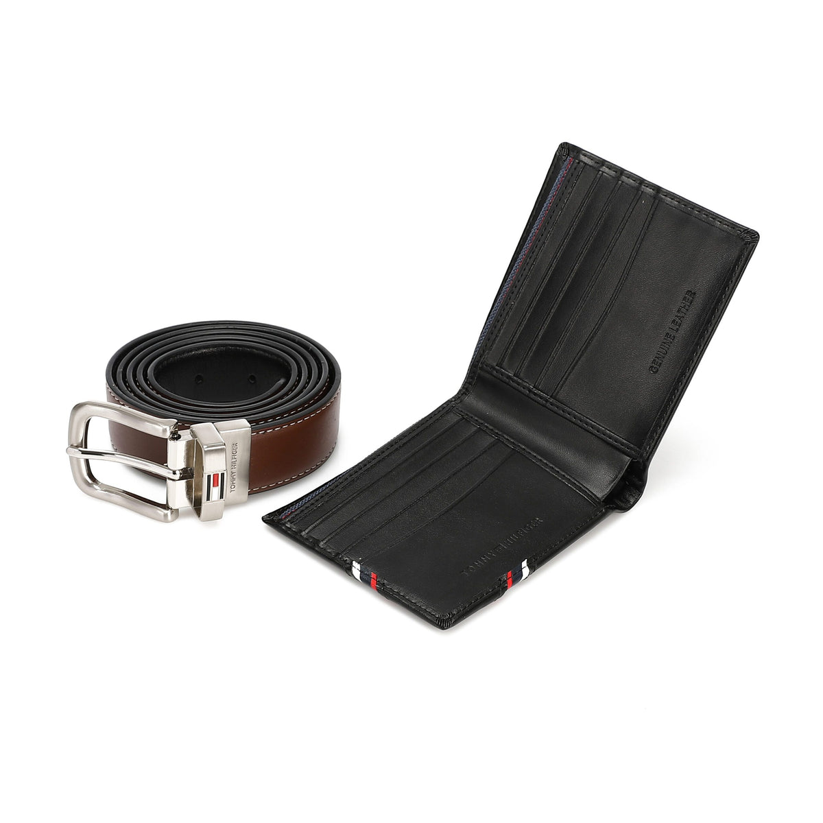 TOMMY HILFIGER set (Wallet & Belt)