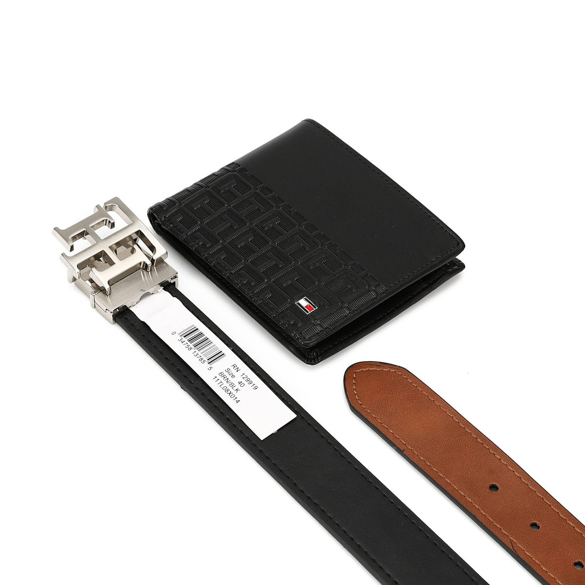 TOMMY HILFIGER set (Wallet & Belt)