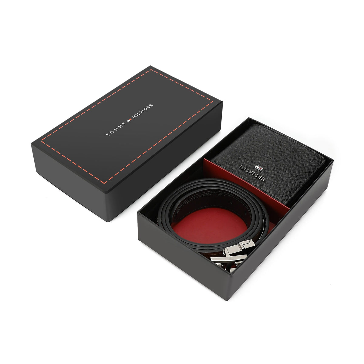TOMMY HILFIGER set (Wallet & Belt)