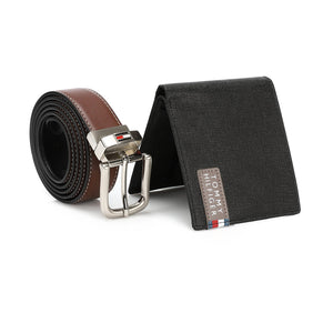 TOMMY HILFIGER set (Wallet & Belt)