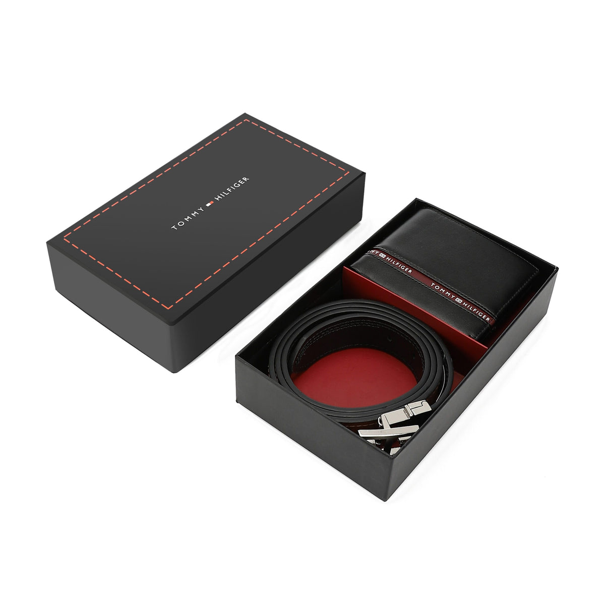 TOMMY HILFIGER set (Wallet & Belt)