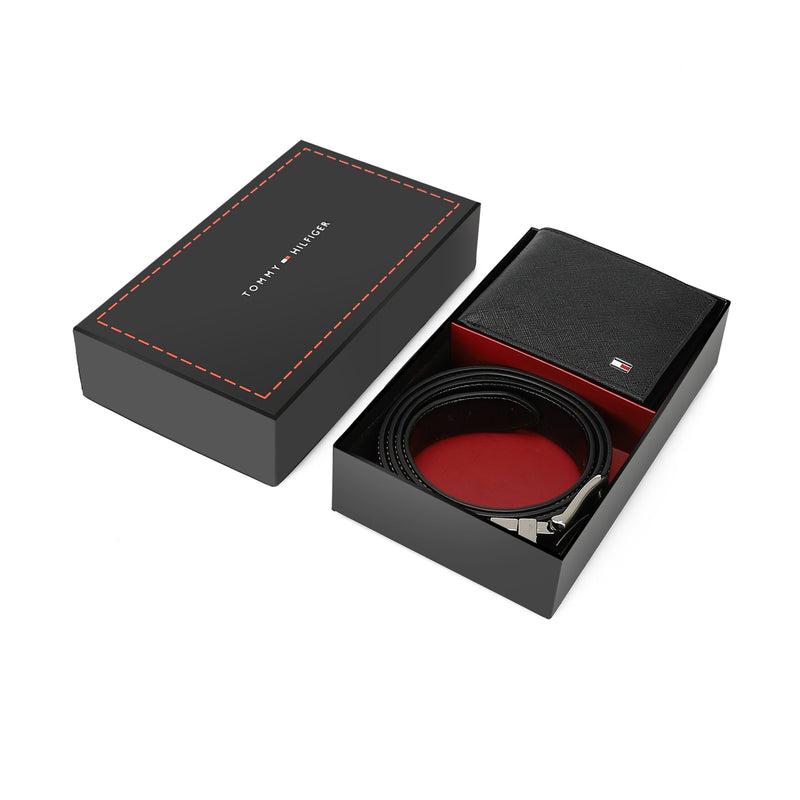 TOMMY HILFIGER set (Wallet & Belt)