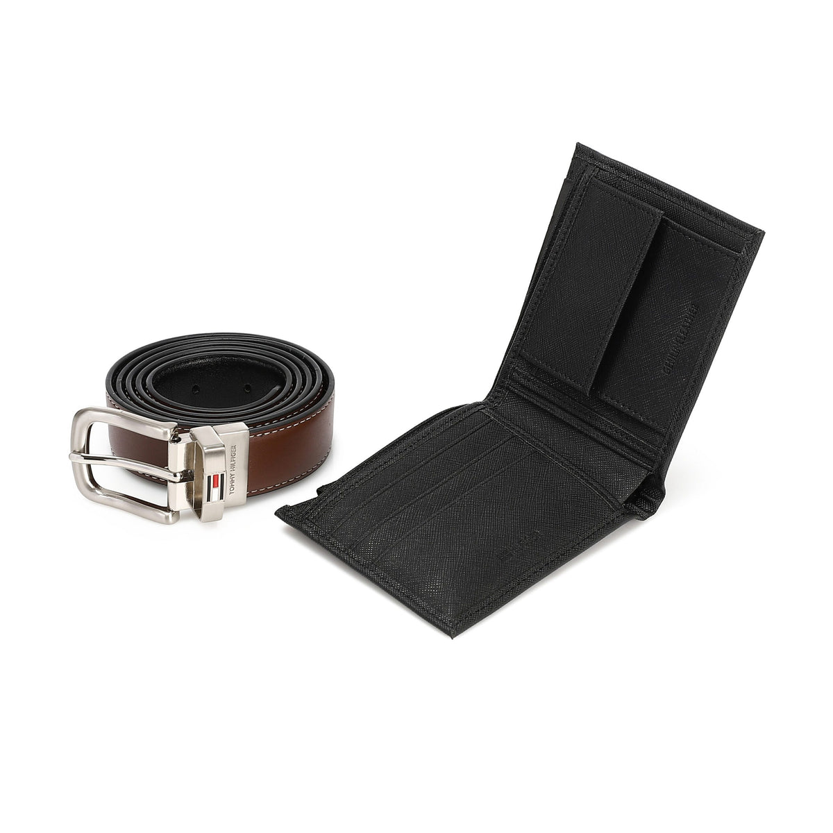 TOMMY HILFIGER set (Wallet & Belt)