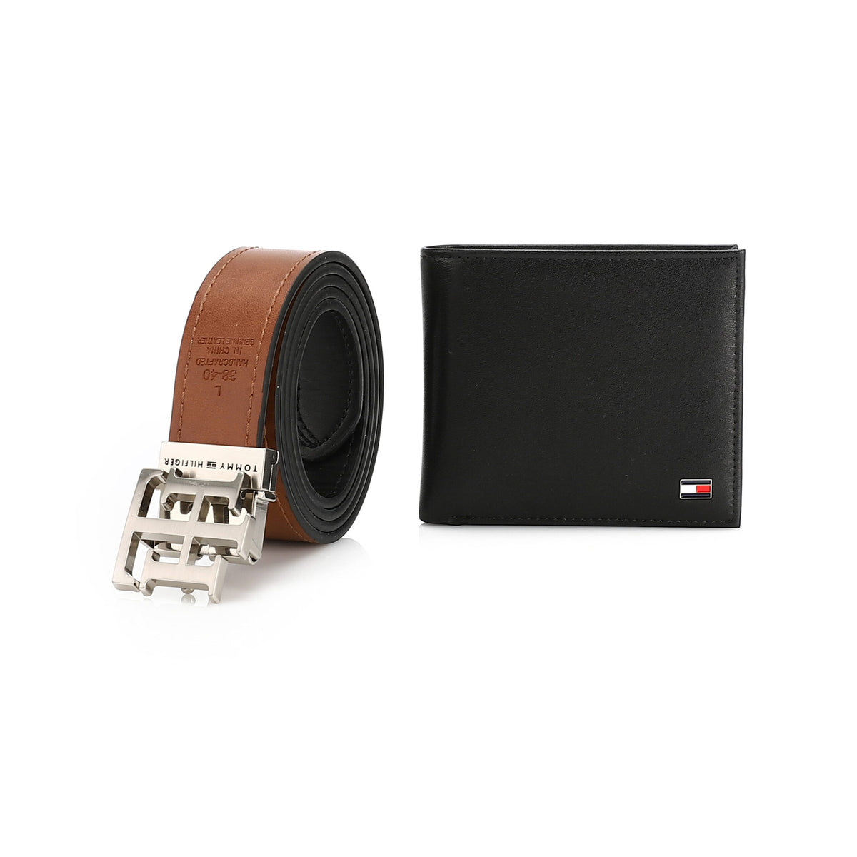 TOMMY HILFIGER set (Wallet & Belt)