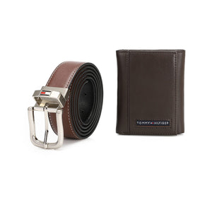 TOMMY HILFIGER set (Wallet & Belt)