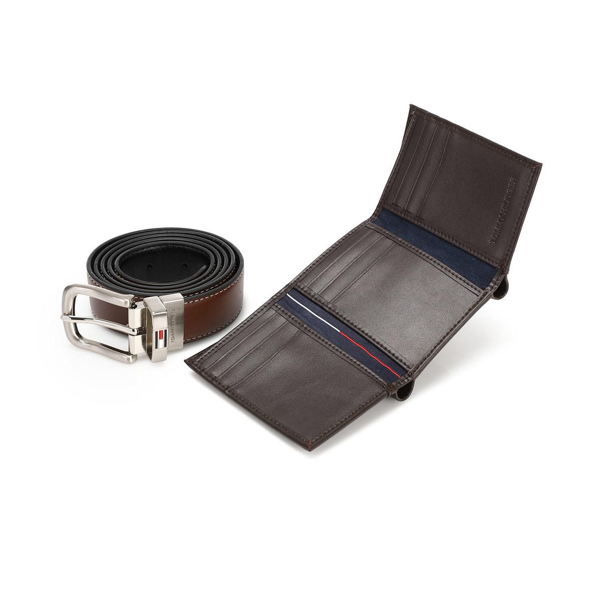TOMMY HILFIGER set (Wallet & Belt)