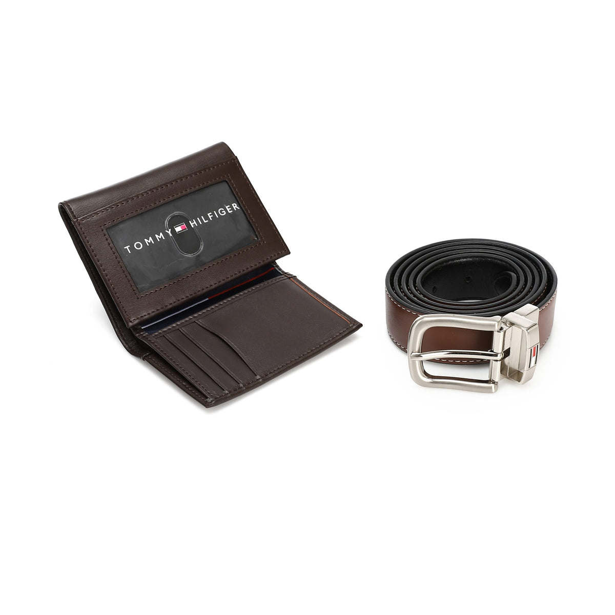 TOMMY HILFIGER set (Wallet & Belt)