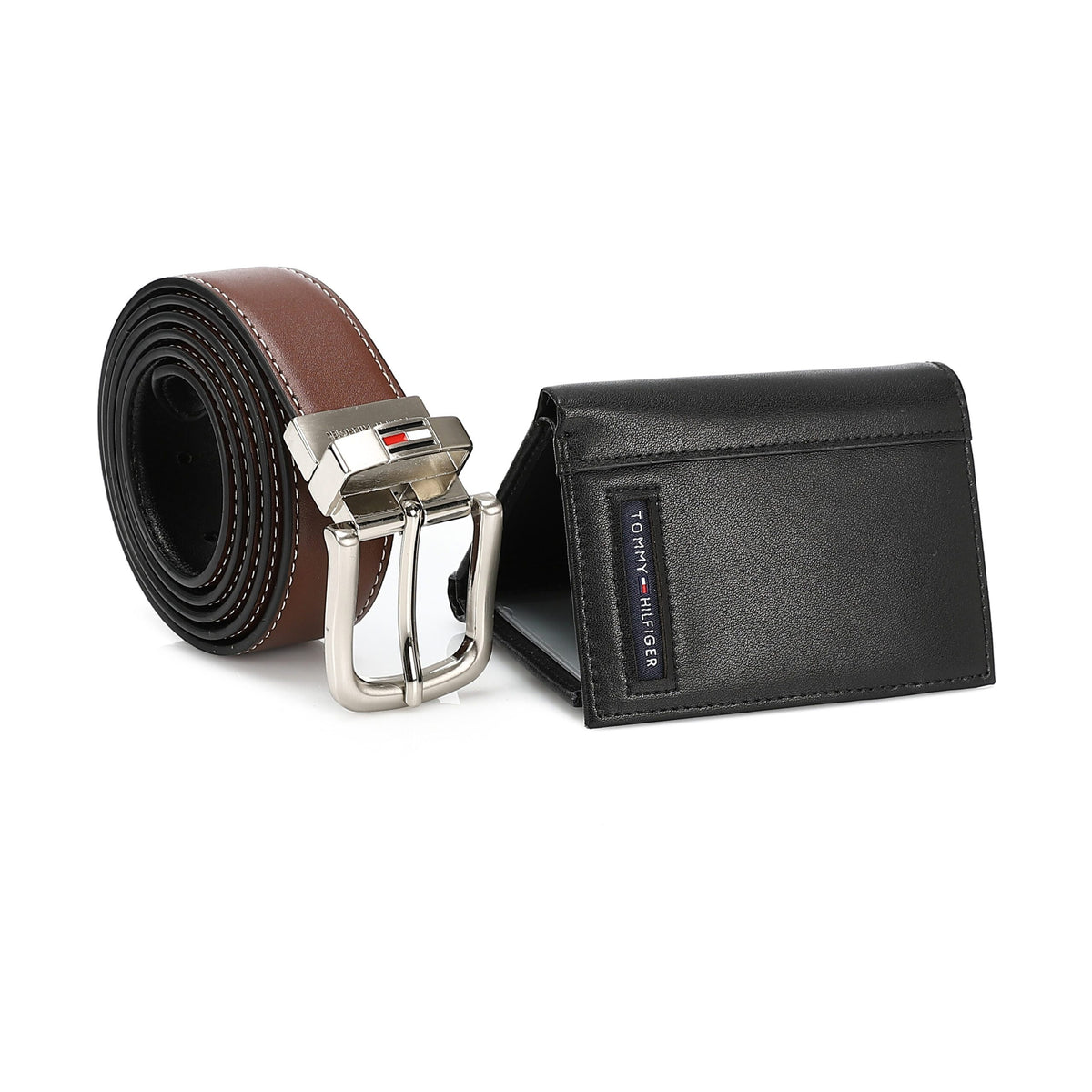 TOMMY HILFIGER set (Wallet & Belt)