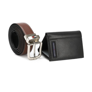 TOMMY HILFIGER set (Wallet & Belt)