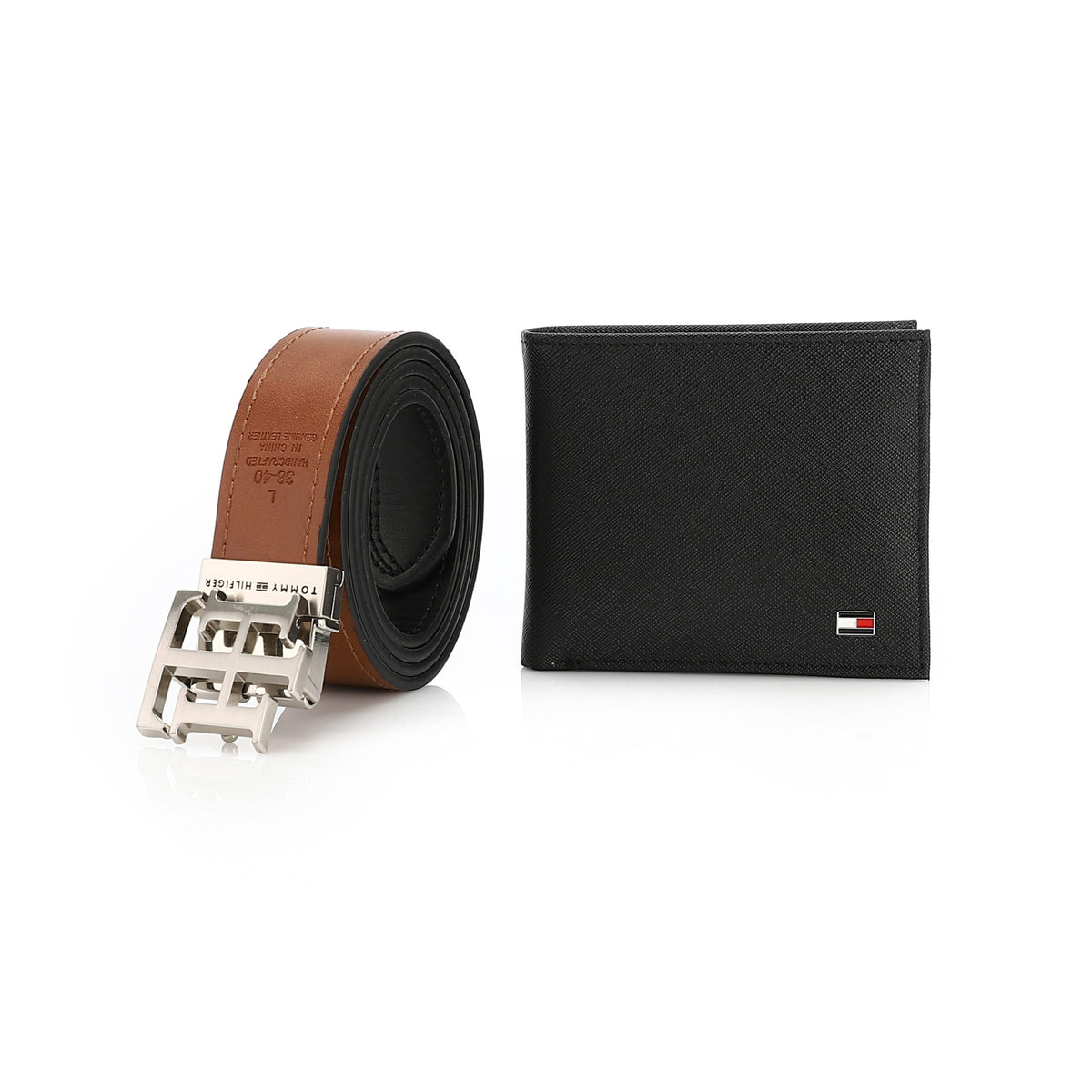 TOMMY HILFIGER set (Wallet & Belt)