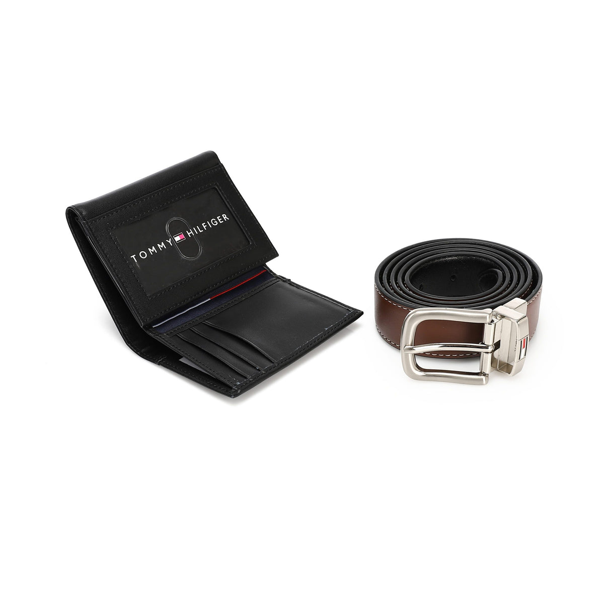 TOMMY HILFIGER set (Wallet & Belt)