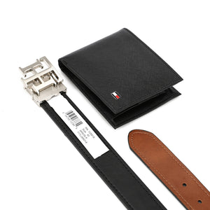 TOMMY HILFIGER set (Wallet & Belt)