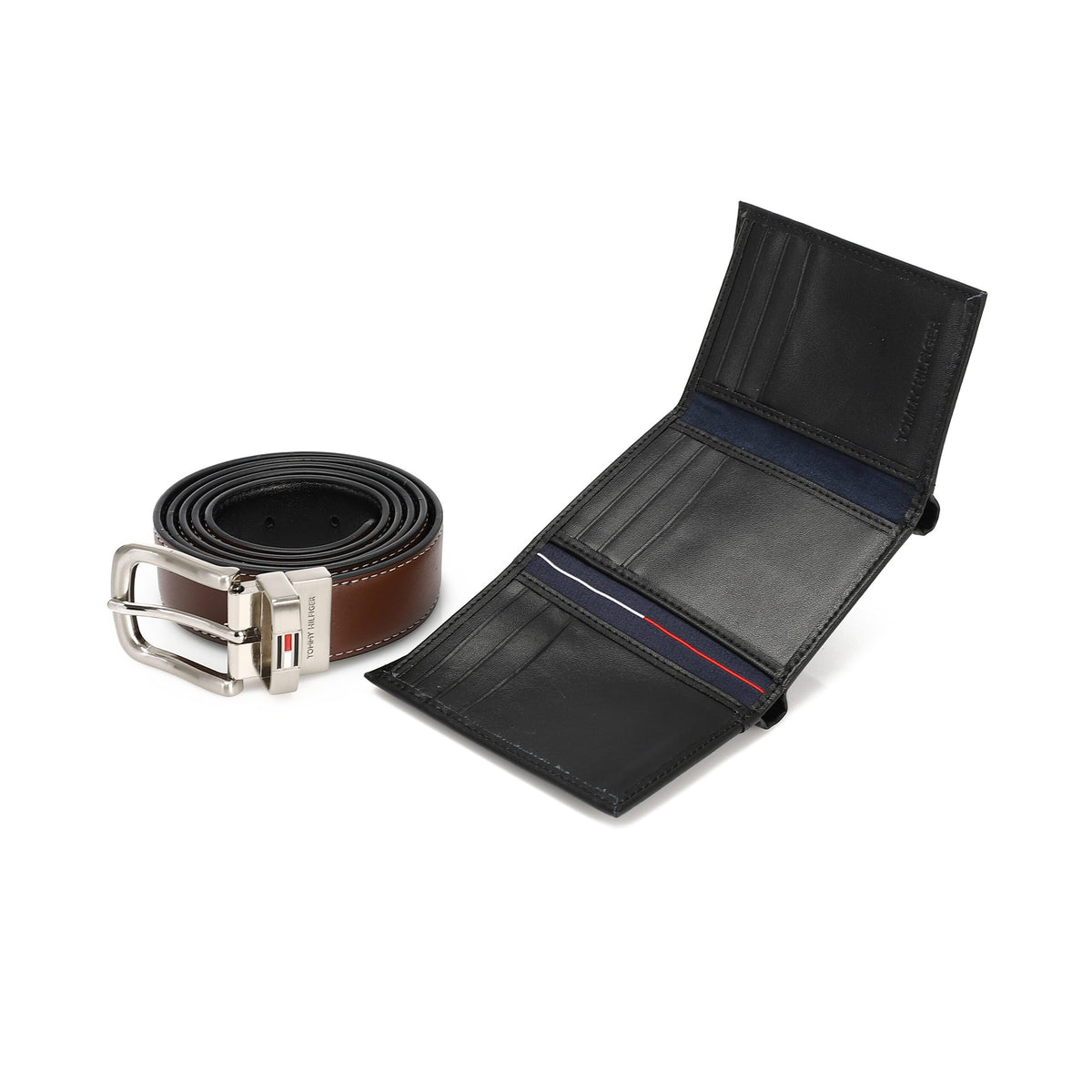 TOMMY HILFIGER set (Wallet & Belt)