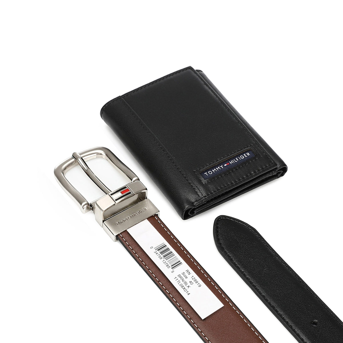 TOMMY HILFIGER set (Wallet & Belt)