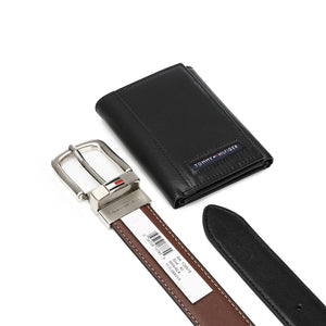 TOMMY HILFIGER set (Wallet & Belt)