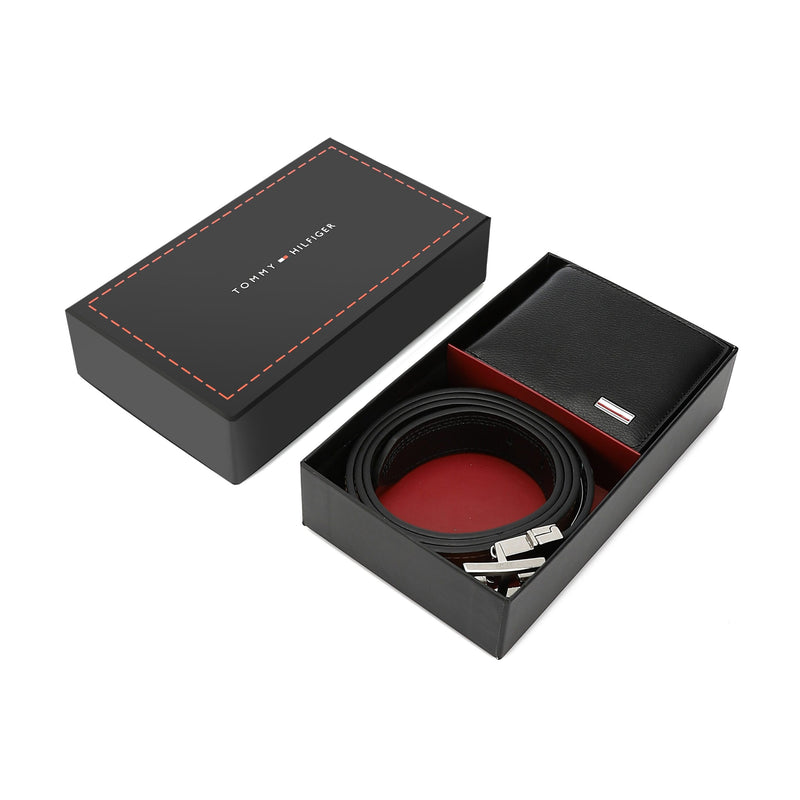 TOMMY HILFIGER set (Wallet & Belt)