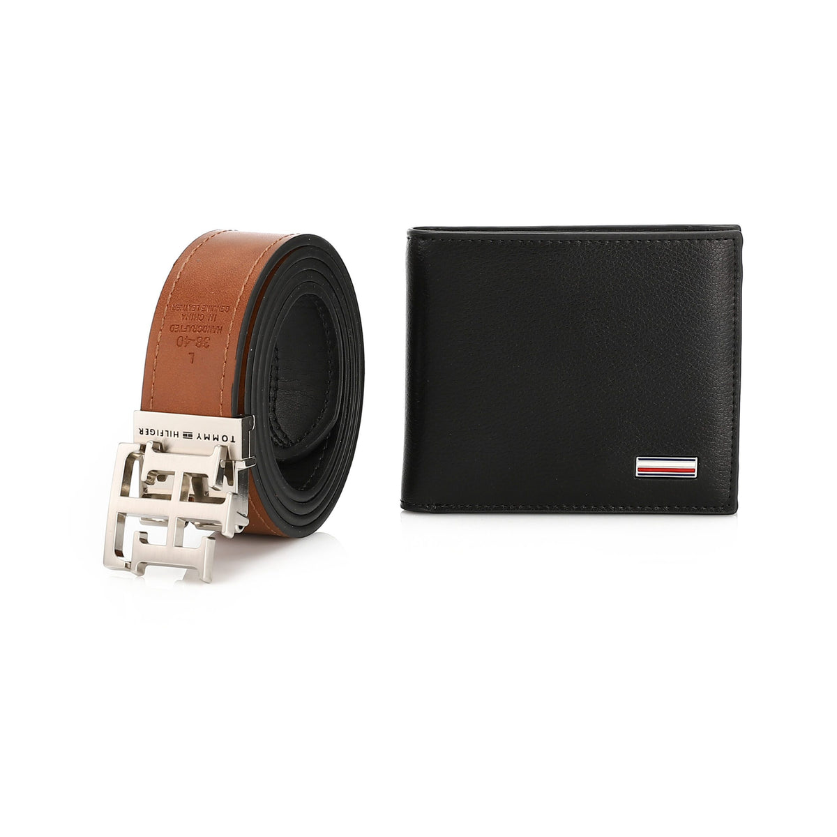 TOMMY HILFIGER set (Wallet & Belt)