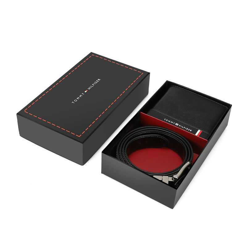TOMMY HILFIGER set (Wallet & Belt)