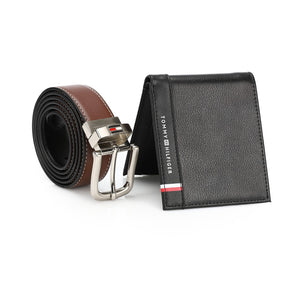 TOMMY HILFIGER set (Wallet & Belt)