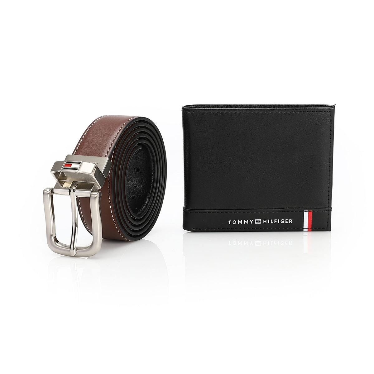 TOMMY HILFIGER set (Wallet & Belt)