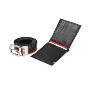 TOMMY HILFIGER set (Wallet & Belt)