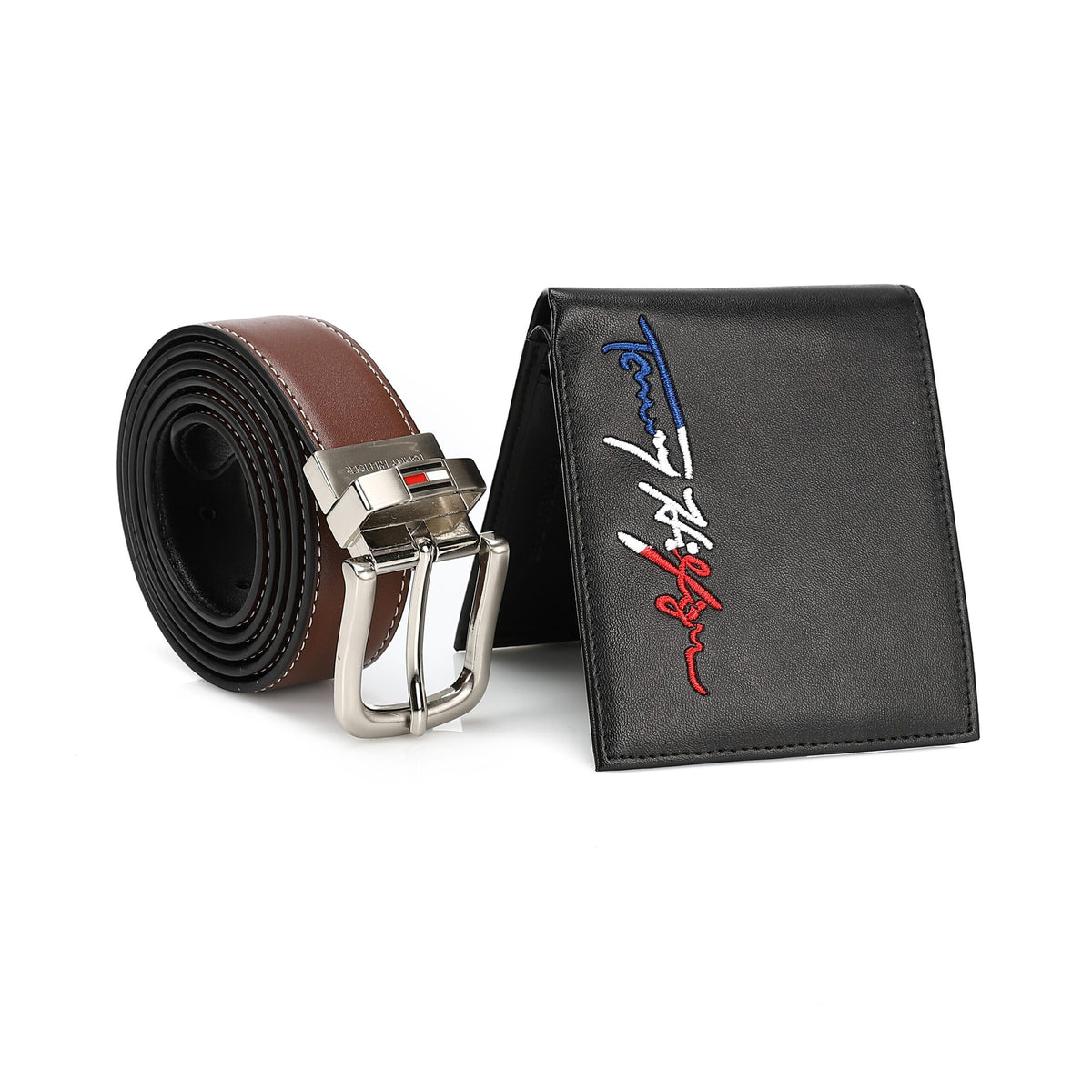 TOMMY HILFIGER set (Wallet & Belt)
