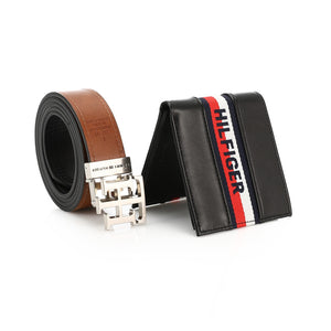 TOMMY HILFIGER set (Wallet & Belt)