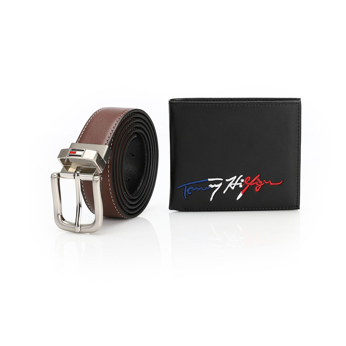 TOMMY HILFIGER set (Wallet & Belt)