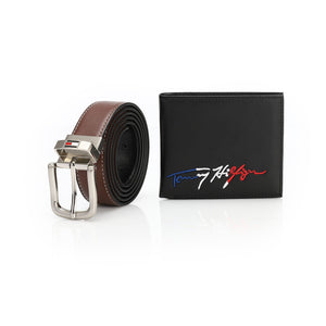 TOMMY HILFIGER set (Wallet & Belt)