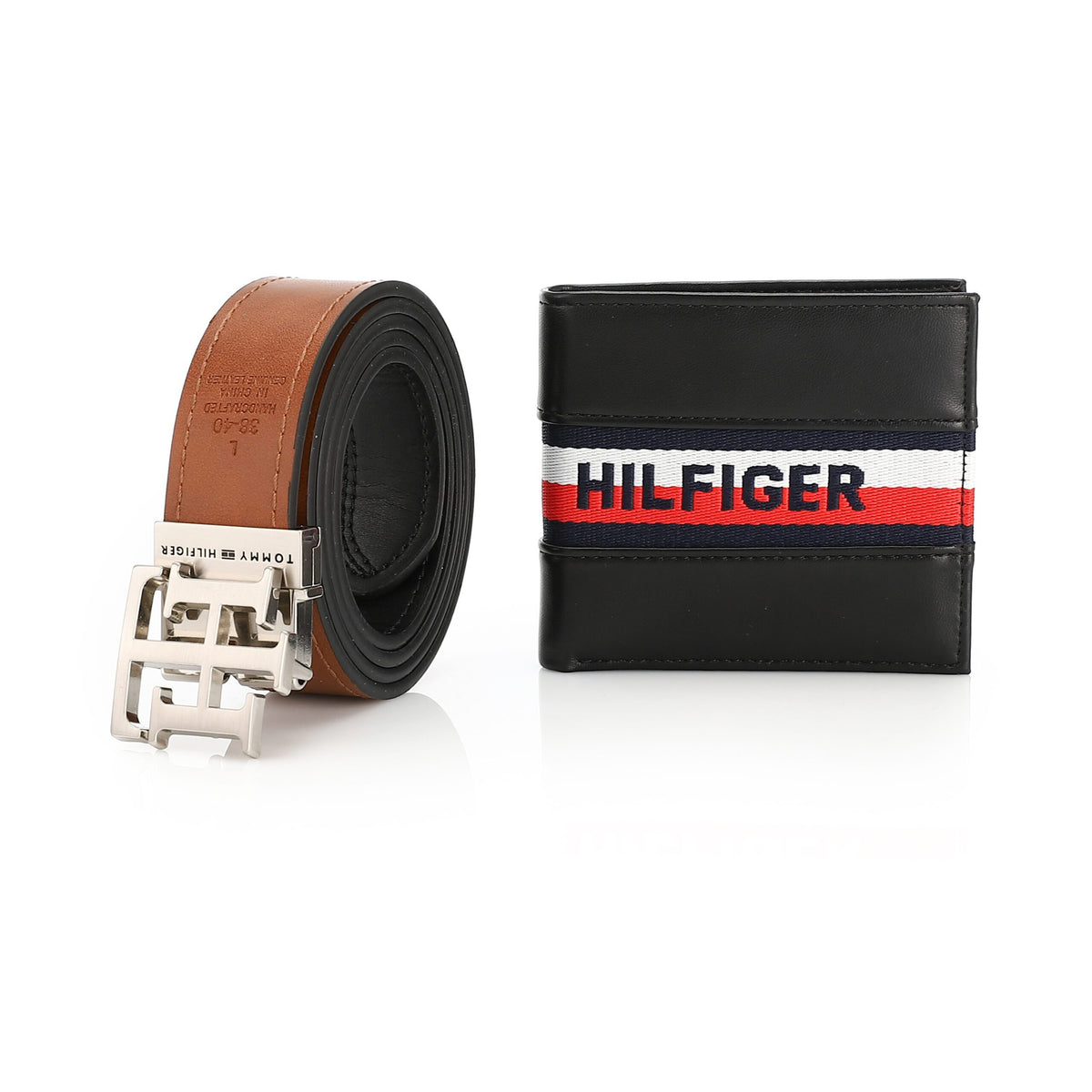 TOMMY HILFIGER set (Wallet & Belt)