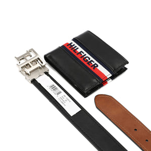 TOMMY HILFIGER set (Wallet & Belt)