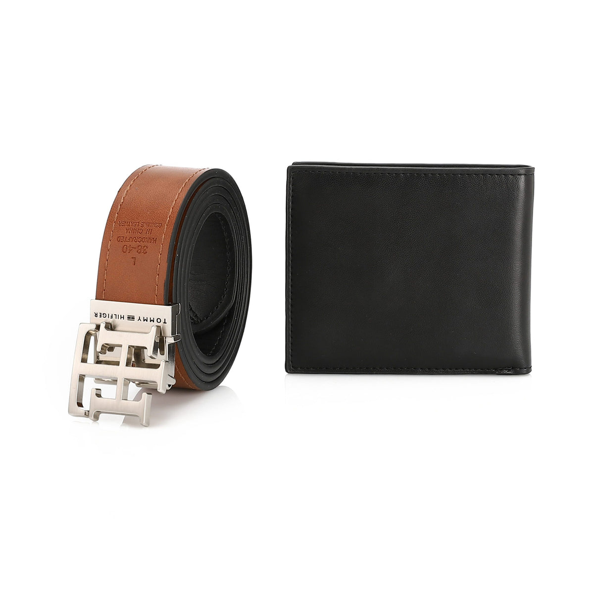 TOMMY HILFIGER set (Wallet & Belt)