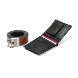 TOMMY HILFIGER set (Wallet & Belt)