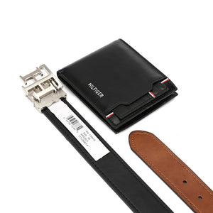 TOMMY HILFIGER set (Wallet & Belt)