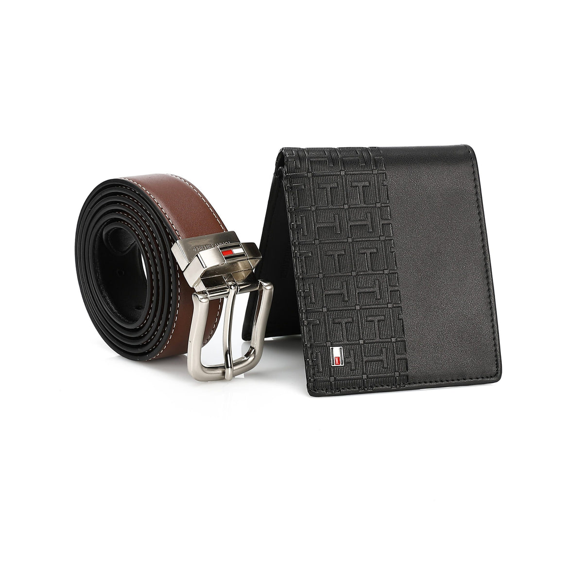 TOMMY HILFIGER set (Wallet & Belt)