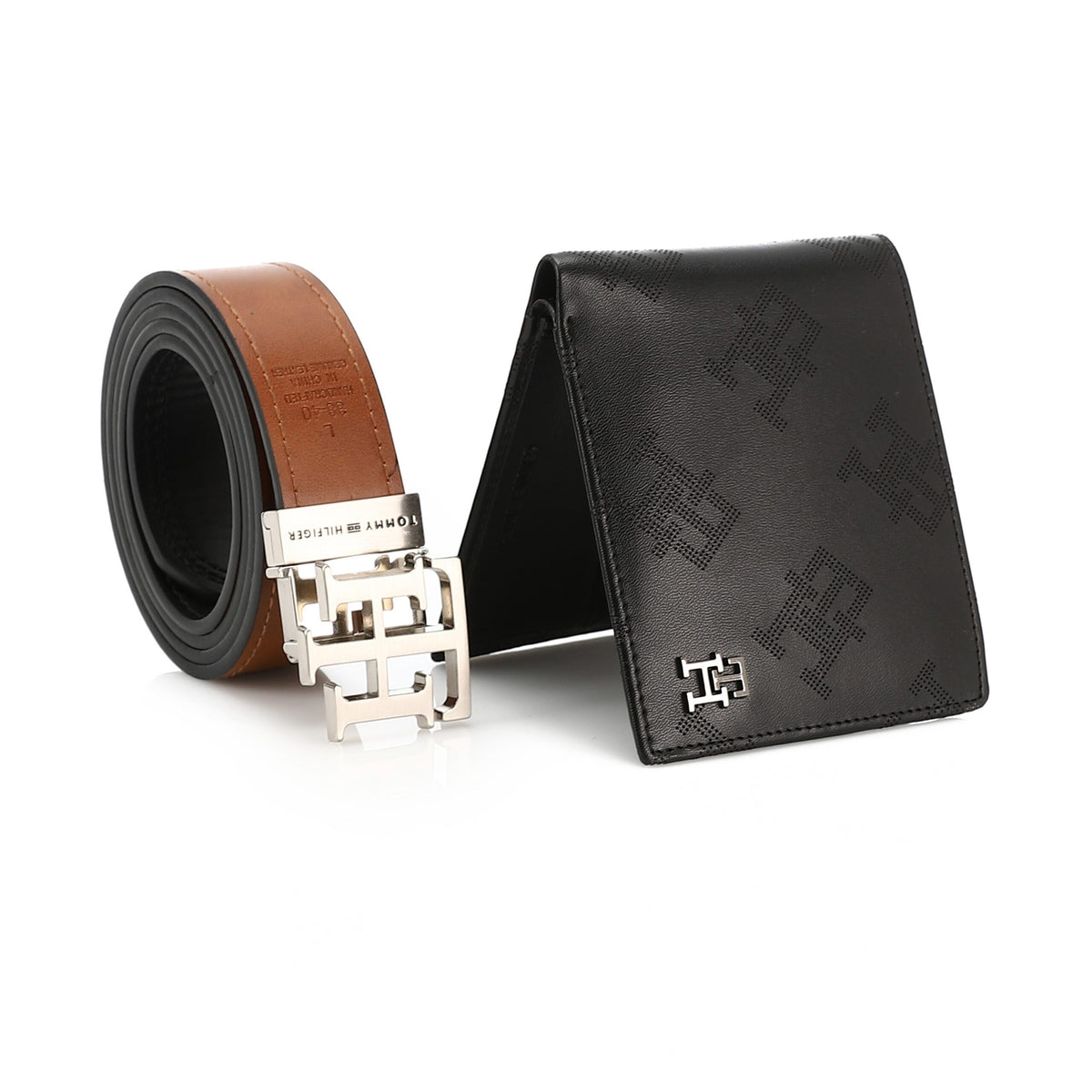 TOMMY HILFIGER set (Wallet & Belt)
