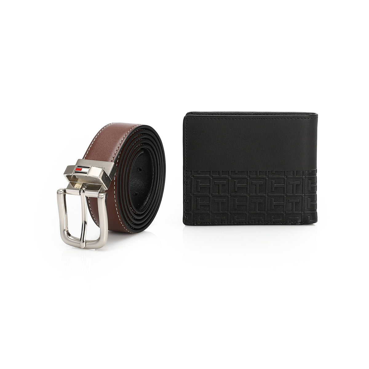 TOMMY HILFIGER set (Wallet & Belt)